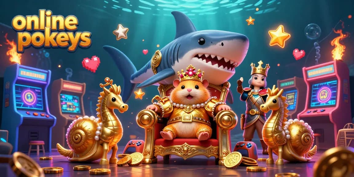 Experience thrilling online pokies action with vibrant games and captivating characters in a 3D casino setting.