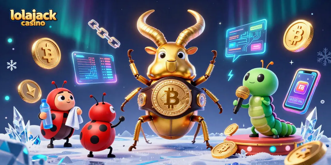 Experience thrilling gaming with lolajack casino, featuring vibrant 3D illustration of unique characters.