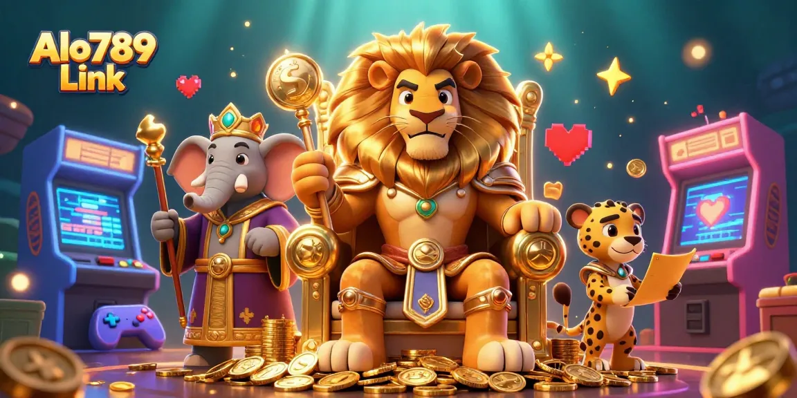 Experience thrilling action at Alo789 Link featuring dynamic cartoon characters in a vibrant gaming scene.