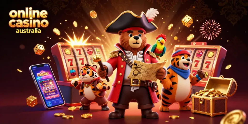 Experience the thrill of online casino australia with vibrant characters and dynamic game elements